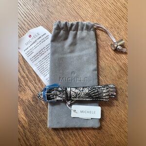 NEW Michele Watch band Snakeskin